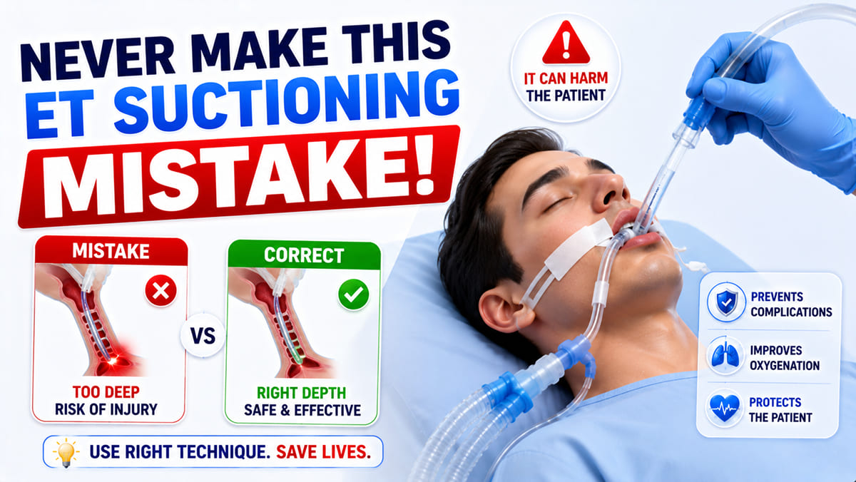 Never Make This ET Suctioning Mistake! (3D Animation) | ICU Skills