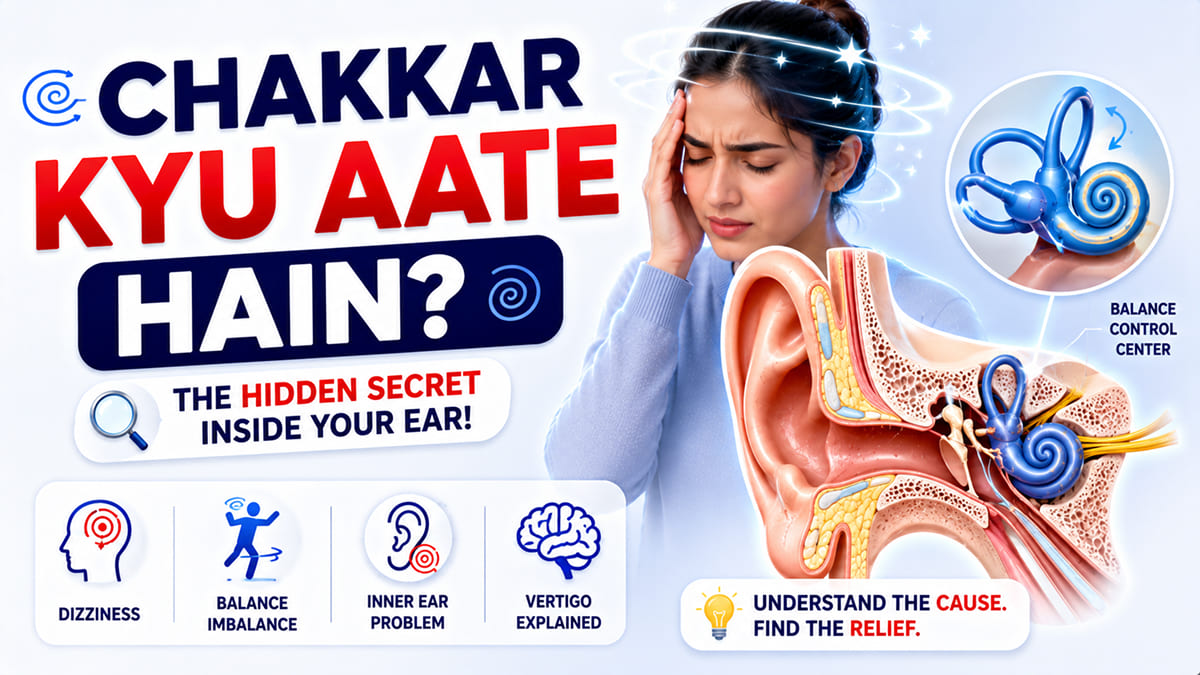 Chakkar Kyu Aate Hain? The Hidden Secret Inside Your Ear!