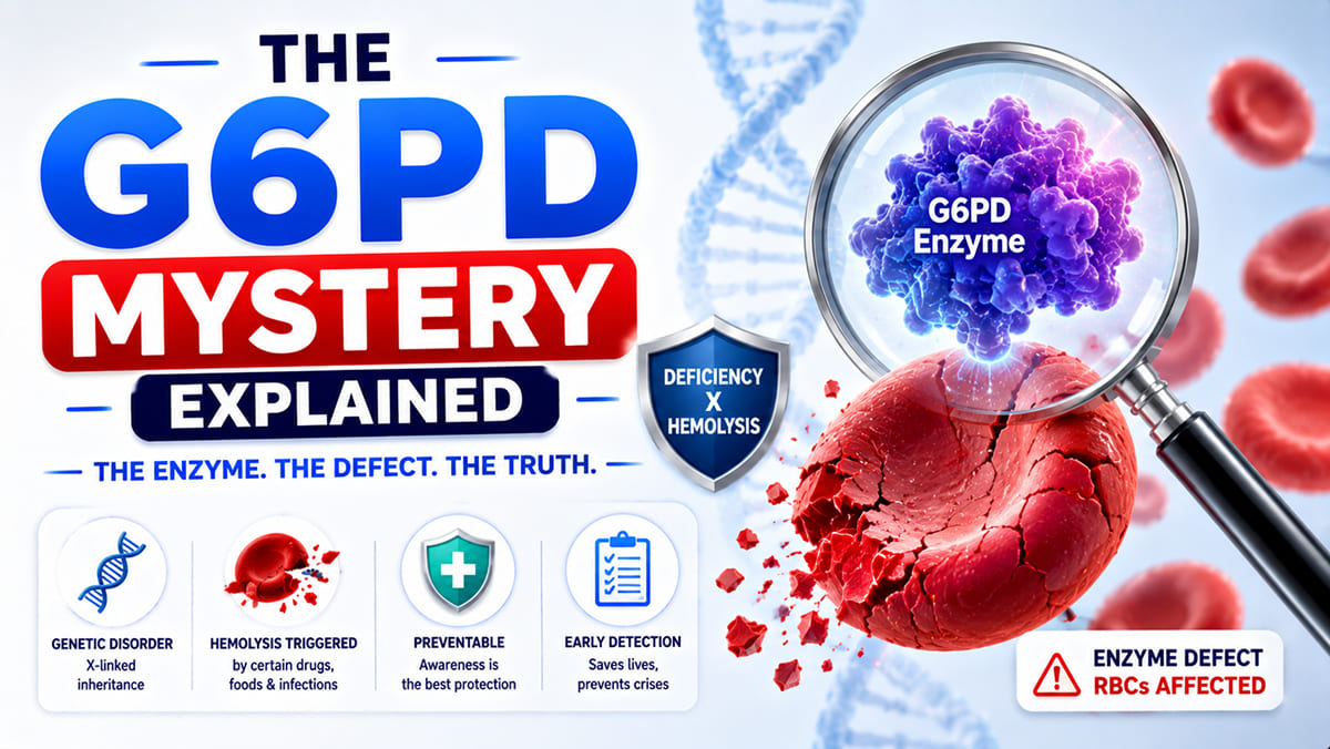 40 Crore Logon Ki Bimaari! | The G6PD Mystery Explained in 3D