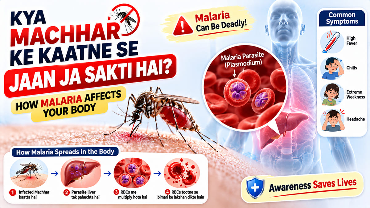 Kya Machhar Ke Kaatne Se Jaan Ja Sakti Hai?  | How Malaria Affects Your Body