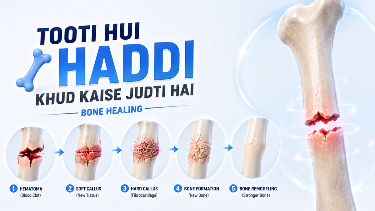 Tooti Hui Haddi Khud Kaise Judti Hai | Bone Healing in 3D