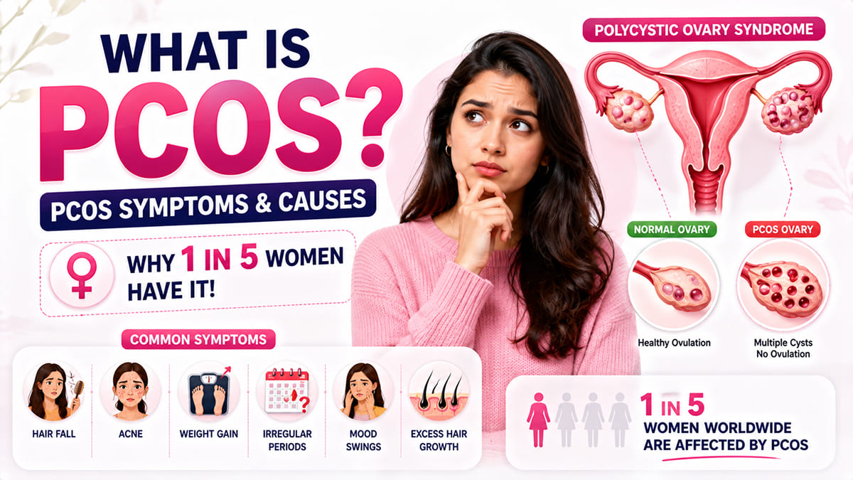 What is PCOS? | PCOS Symptoms & Causes | Why 1 in 5 Women Have It!