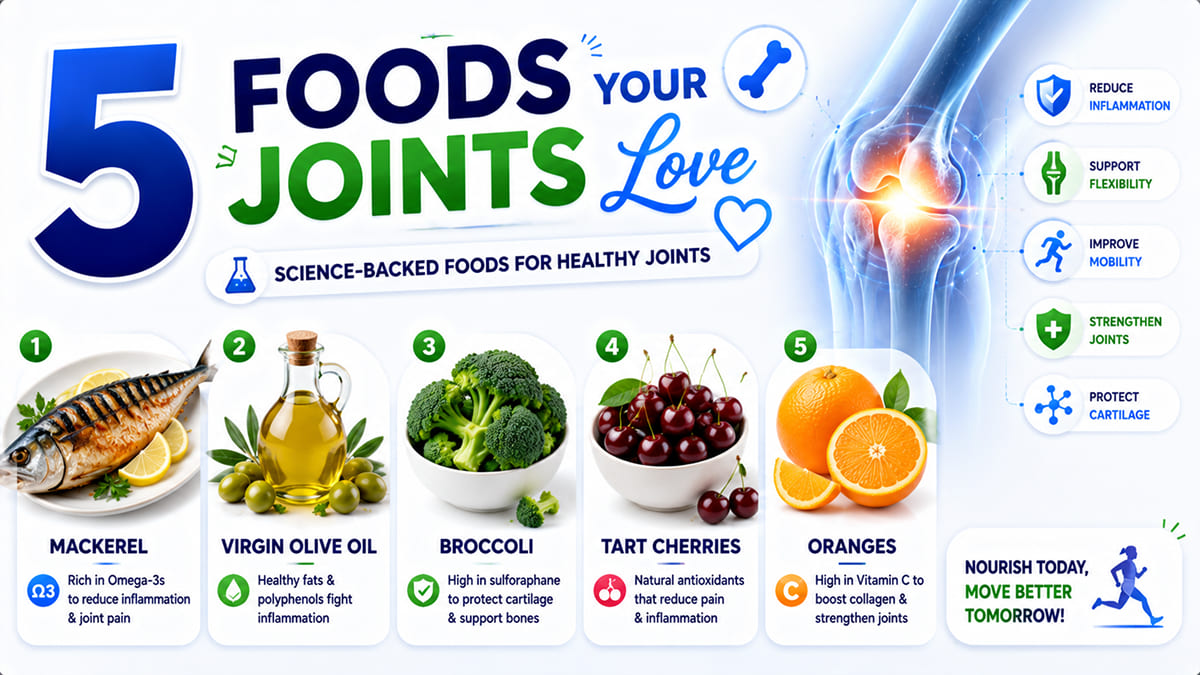 5 Foods Your Joints Love | Science-Backed Foods for Healthy Joints
