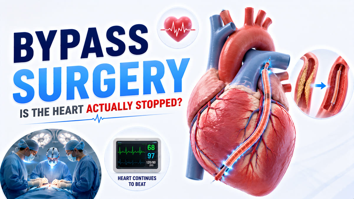 Bypass Surgery Ka Sach! Kya Dil Sach Mein Rok Diya Jaata Hai? | Heart Bypass in 3D